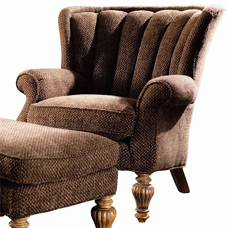 Tolbert Channel Back Upholstered Chair